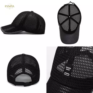 PNPIA- Mũ bóng chày lưới nam thoáng khí Mũ mùa hè Mũ câu cá ngoài trời Mũ Truer Cap ﻿