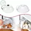 Vỏ đĩa lò vi sóng PUSKY có tay cầm cho thực phẩm Nắp an toàn nhiệt độ cao để nấu ăn tiện lợi VN