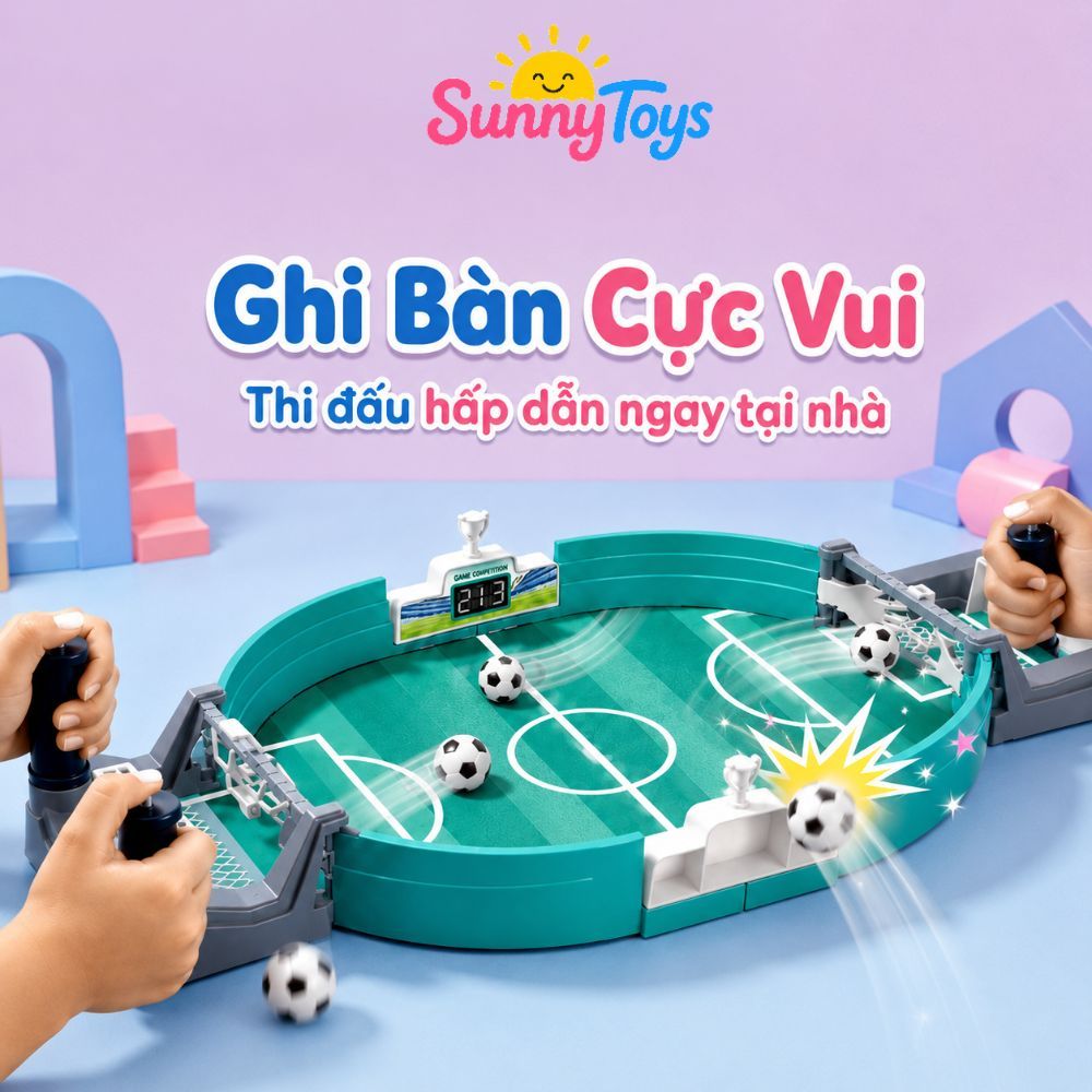 Bàn Đá Bóng Mini SunnyToys - Đồ Chơi Thể Thao Vui Nhộn Cho Bé Tại Nhà