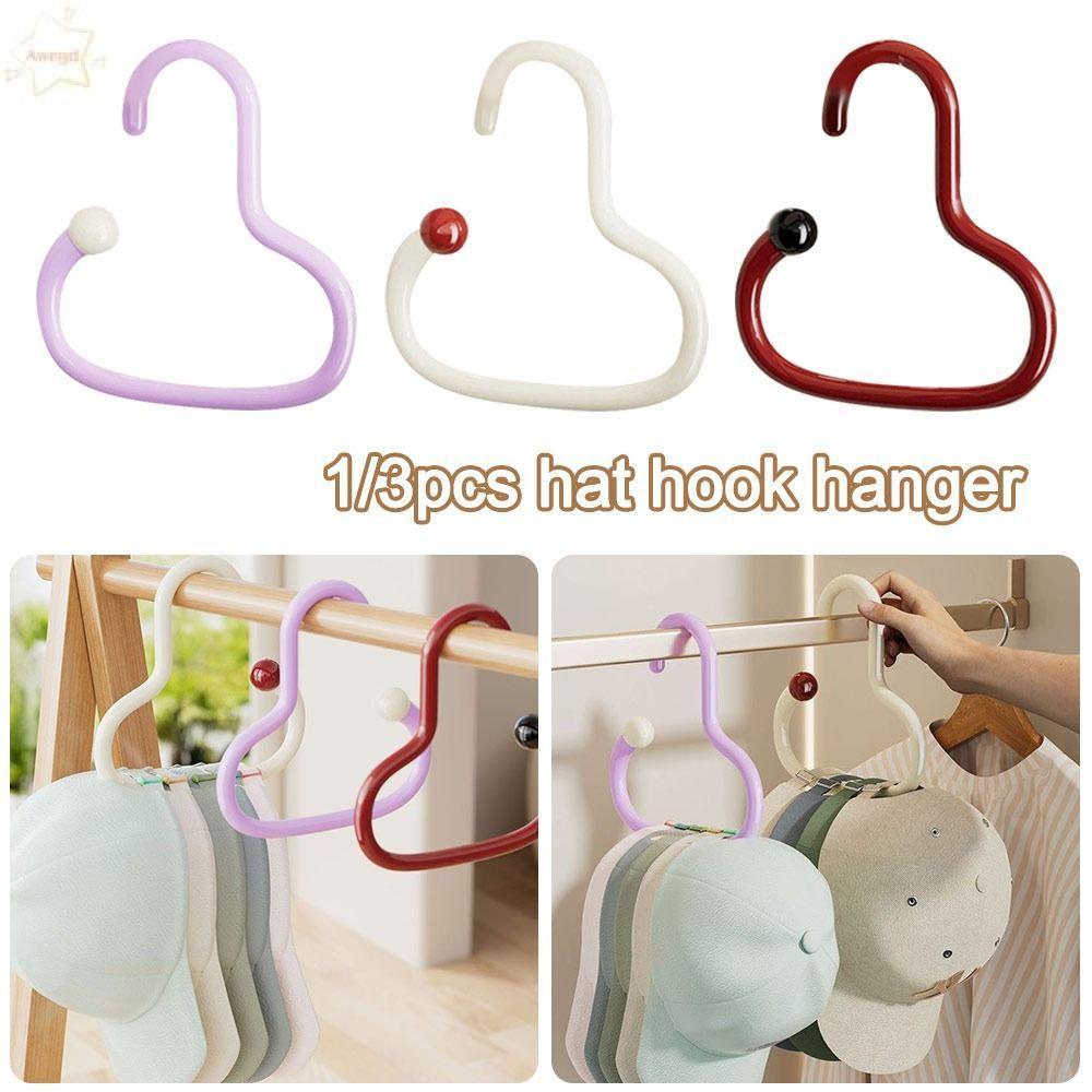 Móc lưu trữ mũ AWNGD, Móc mũ chống trượt vòng tròn, Giá trưng bày mũ Dopamine chống đánh dấu bền bỉ cho áo choàng