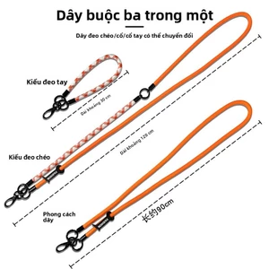 dây đeo điện thoại Dây đeo điện thoại di động để đeo quanh cổ. Dây đeo kẹp lưng điện thoại di động. Dây đeo ba trong một có thể tháo rời. Móc khóa. Dây đeo chống mất máy ảnh.