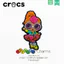 charm gắn dép crocs chảm chamr gắn dép cross Lỗ Giày Hoa Phụ Kiện Giày Chéo Phụ Kiện Carlo Chi DIY Khóa Giày Hoạt Hình Dễ Thương Zhibixing Bất Ngờ Búp Bê