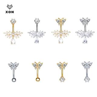 [XON] Nhẫn rốn bướm thời trang đơn giản dành cho nữ Cô gái Nhẫn nút bụng tinh tế Quà tặng trang sức xỏ khuyên bụng gợi cảm [Mina]