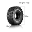4 120mm 1.9 Inch Lốp Cao Su Cho 1 / 10 Rc Xe Bánh Xích Trax Trx4 Trục Scx10 Wraith Scx10 Yikong Rgt Wrangler 1.9 Bánh Xe