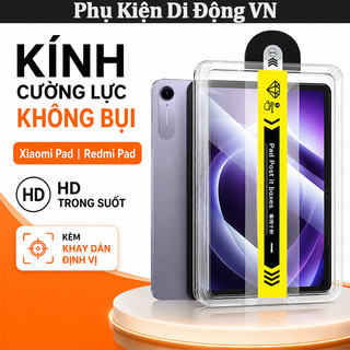 Kính cường lực Redmi Pad SE 8.7 11 10.61 12.1 Xiaomi Pad 5 6 7 8 Pro HD tự dán không bụi chống ánh sáng xanh