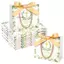 36 Chiếc Túi Quà Rửa Tội Mini Tây Ban Nha Cho Khách Dios Los Bendiga Túi Quà Tặng Giấy Rửa Tội Có Tay Cầm Và Nơ Cho First Holy Co [VN]