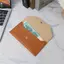 BeautifulHomeA Ví Da PU Đựng Thẻ Thư Mục Unisex Siêu Mỏng Bền Tổ Chức Chống Nước Cho Trường Học Và Văn Phòng VN