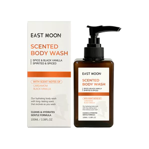 Sữa tắm thơm hương vani East Moon Spice & Black 100ml - Sữa rửa mặt dưỡng ẩm lâu trôi ﻿ Sữa tắm nhẹ nhàng Hydrating Clean cho mọi loại da