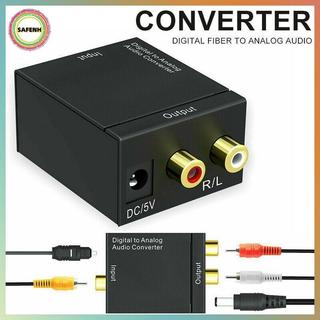 Bộ chuyển đổi âm thanh kỹ thuật số sang Analog đồng trục quang học SAFENH RCA L / R 3.5mm VN