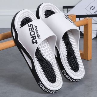 Dép đi trong phòng tắm HOBBYIN, Dép Massage bấm huyệt đáy mềm dành cho nam, Dép đi ngoài trời nhẹ đa năng thời trang Trang phục hàng ngày