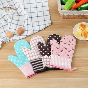 Găng tay lò nướng chịu nhiệt TRTR Thiêned để nướng lò vi sóng với cách nhiệt nhà bếp bền bỉ VN