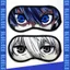 Bịt mắt Nagi Isagi Blue lock miếng che mắt ngủ phụ kiện cosplay