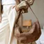 Túi đeo vai nữ GUSTAVA, Túi đeo chéo PU nhẹ, Túi đeo nách màu trơn chống nước dung tích lớn thông thường