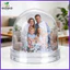 Trang Trí Giáng Sinh Lớn Giả Tuyết Cotton Quả Cầu Ảnh Snowglobe Trẻ Em Nhựa Chèn Hình Ảnh Cá Nhân zhenghtr