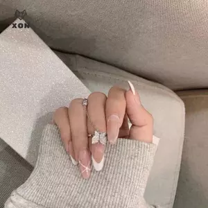 sel Bướm Dây Xích Nhẫn Nữ Bé Gái Sáng Bóng Kim Cương Giả Zircon Nhiều Lớp Mở Nhẫn Bộ Punk Trang Sức Thời Trang [Mina]