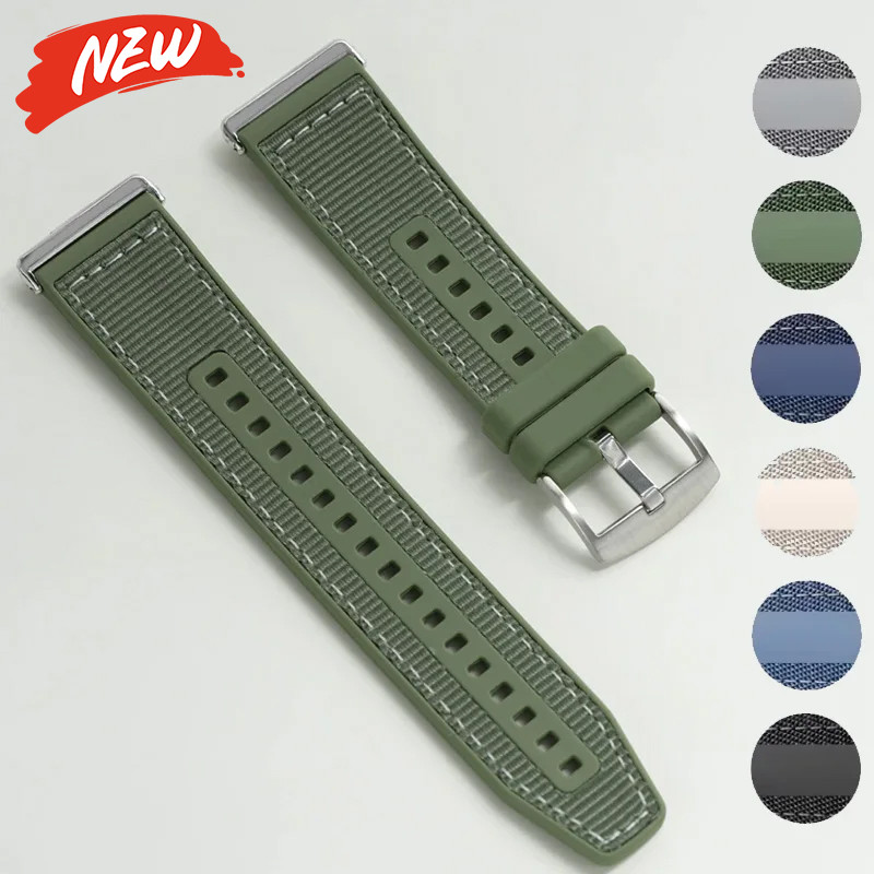 Dây đeo nylon bện silicon cho Huawei Watch Fit 5 Pro / Fit 5 cho vòng đeo tay Huawei Watch Fit 3 / 4 / 4 Pro
