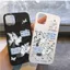 Doodle Butterfly Puss cho iPhone 17promax Soft Shell 1312 Mới 78plus Dễ thương
