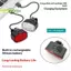 1 Bộ Nhiều Chế Độ Chiếu Sáng Sạc Xe Đạp Phía Trước Phía Sau Đèn Pha LED Đèn Hậu Sạc USB Type-C Để Đi Đêm An Toàn [MỚI]