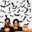 Halloween Dơi Trang Trí Tường Chống Thấm Nước Đen Ma Quái Dơi Dán Trang Trí Tiệc Trong Nhà