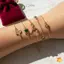 Vòng tay pha lê đính đá hình vuông có thể điều chỉnh Phụ kiện thời trang nữ cho các sự kiện trang trọng thông thường mới