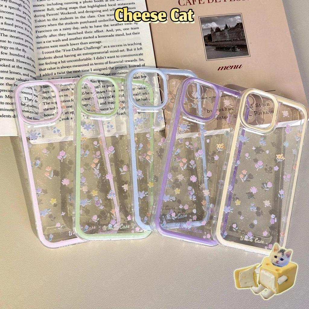 hoa màu vàng Ốp điện thoại hoa nhiều màu sắc cho iPhone 15 14 13 12 11 16 17 Pro Max 17 Air 16E Xs Max XR X 6 7 8 Plus