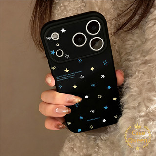 Tương thích với iPhone 14 17 16 15 11 13 12 Pro Max XR X XS Max Air 7 8 Plus SE Full Screen Vỏ nơ ngôi sao đầy màu sắc