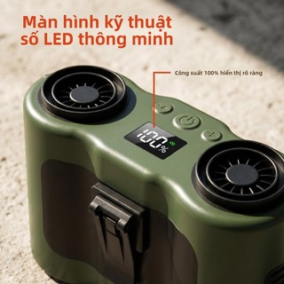 [Bảo Hành 1 Đổi 1] VINZEO F7 Pro - Siêu Pin 20000mAh, Quạt Đeo Lưng 5 Cấp Độ Gió