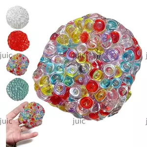 JUIC Quả bóng có thể bóp được, Đồ chơi giảm căng thẳng họa tiết siêu mềm, Gel nhớ giòn thời trang Đồ chơi thần tài giác quan có thể đúc được Giảm căng thẳng