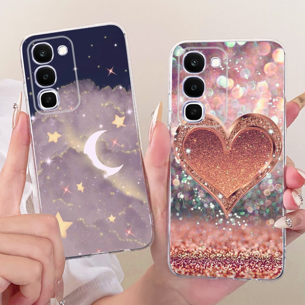 Ốp Điện Thoại Trong Suốt Cho Realme C100 4G Cover Hoạt Hình Dễ Thương Thời Trang Bướm Ngộ nghĩnh Thoáng Mát Sơn Funda