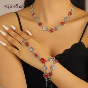 AqToCna Vàng Sáng Bóng Lớn Pha Lê Vòng Tay Nữ Dây Xích Tay Trang Sức Đa Năng Phụ Kiện Cho Tiệc Và Đi Chơi AqToCna