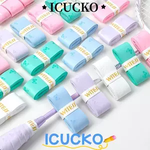 ICUCKO 3 Vợt Cầu Lông Overgrip, Chống Sốc Chống Trơn Trượt Tennis Overgrip, Chất Lượng 1,1M Hấp Thụ Mồ Hôi Chống Mài Mòn Cần Câu Kẹp Băng Vợt