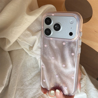 Điểm sóng bốn màu cho iphone17promax 16promax 15promax 15pro iphone15 14promax ốp lưng TPU iphone mới chống bụi