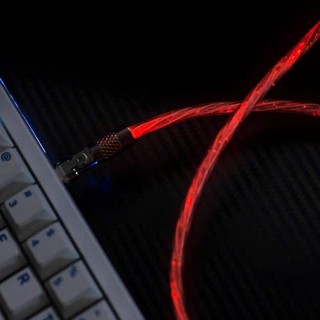 [Ship Nhanh] Dây Cáp Xoay 180 Độ  (USB A-C) Đa Năng Led RGB Trong Suốt Cho Thiết Bị Gear
