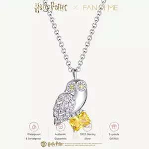 Vòng cổ bạc Harry Potter x FANCIME Hedwig Sterling