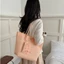 Túi Tote PYCOU, Túi Xách Trong Suốt Chống Thấm Nước Màu Thạch, Túi Đeo Vai Đi Biển Màu Trơn Dung Tích Lớn PVC