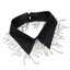 VIC Có Thể Tháo Rời Vòng Cổ Choker Phụ Kiện Thời Trang Cổ Đứng Với Openwork Ren Và Viền Chi Tiết Cho Trang Phục Hàng Ngày