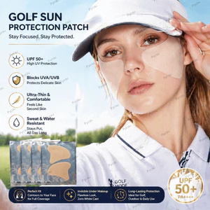 Miếng dán mặt UV PYCOU, Miếng dán chống nắng Fresh Jelly Golf, Miếng dán Gel chống nắng Kem chống nắng Hydrogel Kem chống nắng hoạt động ngoài trời