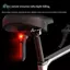 Springevenstar IPX6 Cảm biến phanh xe đạp chống nước Đèn hậu LED chảy tuyến tính Đèn hậu sạc USB để đi đường an toàn Springevenstar