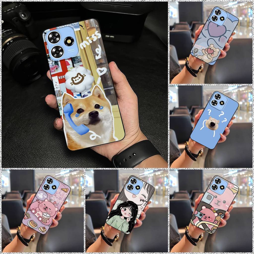Thiết Kế Thời Trang Hoạt Hình Ốp lưng ZTE Blade A73 4G / V50 Smart / V50 Design 4G / Axon50Lite Ốp Lưng Chống Bụi Cặp Đôi Graffiti Dễ Thương Chống Bụi Bẩn Chống Va Đập Túi Điện Thoại Bền