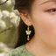 Bông Tai Bướm Bạc 925 Bông Tai Kim Nữ Cao Cấp Phong Cách Trung Hoa Hanfu Sườn Xám Phụ Kiện Bông Tai Dài Phong Cách Chống Dị Ứng 5.31