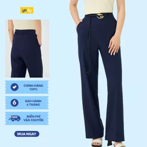 Quần âu nữ YODY straight-fit tôn dáng gọn gàng form ống đứng chuẩn WOTR26A009