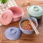 bát mì ăn liền có nắp đậy bát cơm nóng súp đồ ăn cho học sinh phong cách Nhật Bản Bộ đồ ăn bát nhà bếp khỏe mạnh