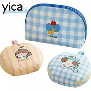 Túi đựng đồ lót du lịch YICA, Túi đựng áo ngực di động chống nước, Túi đựng quần áo thân mật hoạt hình bền nhẹ Mew cho quần áo thân mật