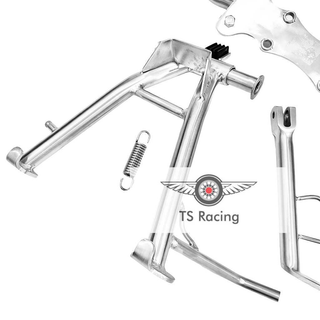 Combo gác máy chống đứng chống nghiêng 2 tầng inox 304 wave a110 - s110 - rs110 - rsx110 - blade - wave a 2017-2023