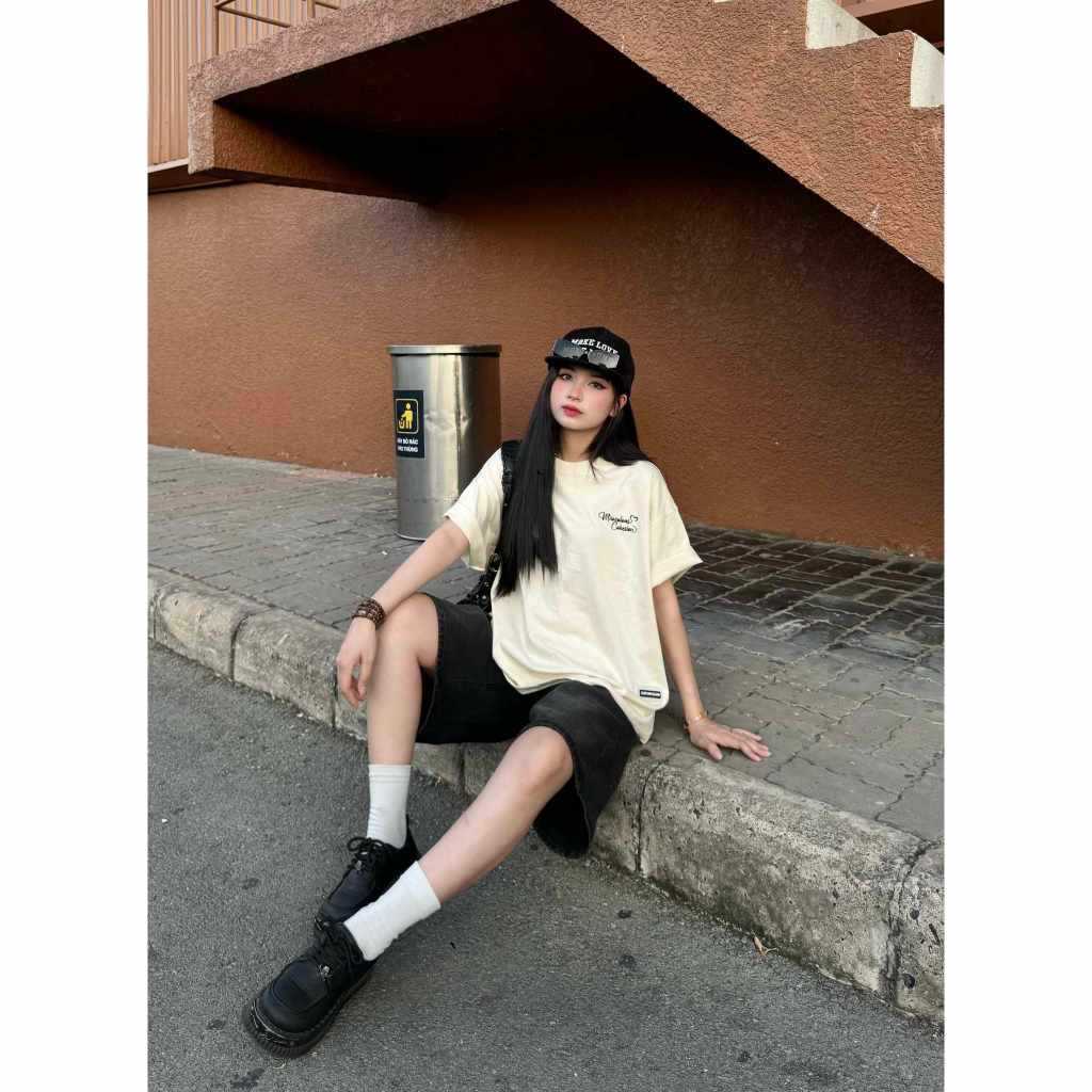 （Giao hàng 24h）Angela Áo Thun Form Local Brand Catchy Miraculous Cohesion 3 màu