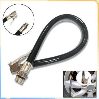 (COD) Máy bơm hơi lốp không khí Áp suất ô tô Ống lốp ô tô Máy bơm đồng hồ đo Đầu nối ống linh hoạt cho lốp ô tô Thanh bơm hơi nhanh