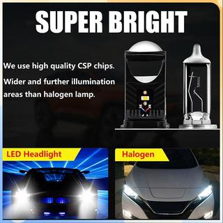 (COD) 1 Cái T9 Đèn Pha Led Ô Tô H4 Gần Xa Tích Hợp Đèn Pha Siêu Sáng Xe Máy Điện Ống Kính Đôi Y9