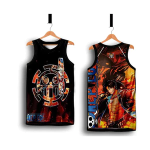 Mùa Hè 2026 Luffy Retro Cosplay Áo Vest Không Tay, In 3D Mềm Mại Thoáng Khí Cho Nam Unisex