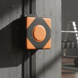 Thiết kế tiết kiệm không gian Treo tường Boxing Mục tiêu đệm dày Tấm đục lỗ treo tường Giảm sốc cho trẻ em, người mới bắt đầu, gia đình