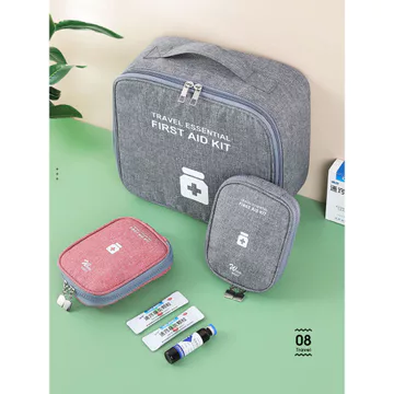 Hộp Thuốc Hộ Gia Đình Hộp Bảo Quản Túi Ngăn Ngừa Dịch Sinh Viên Di Động Nhỏ Du Lịch Sơ Cứu Bao Bì Hộp Thuốc Túi Bảo Quản Thuốc